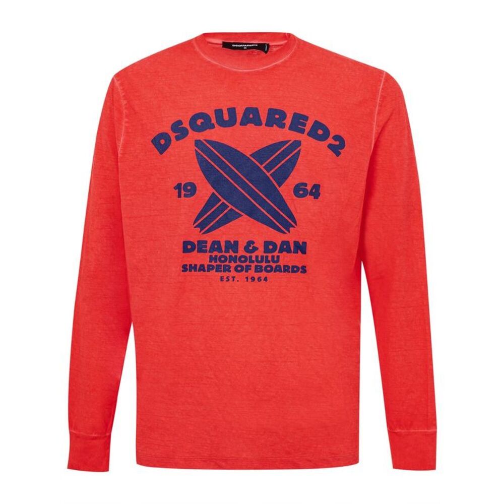 Dsquared² Red Cotton Men's T-Shirt